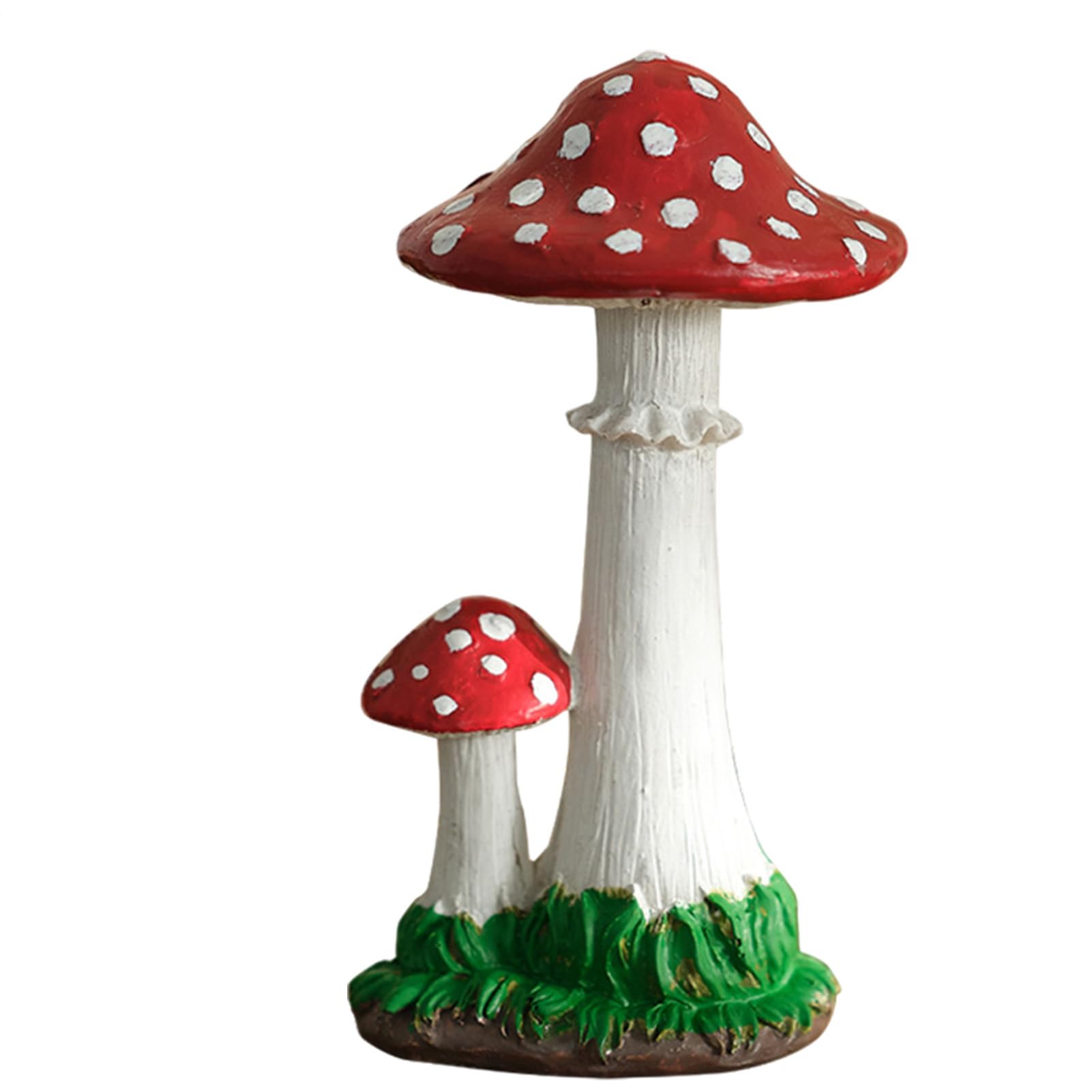 Statues de jardin en résine champignon pour déco de table