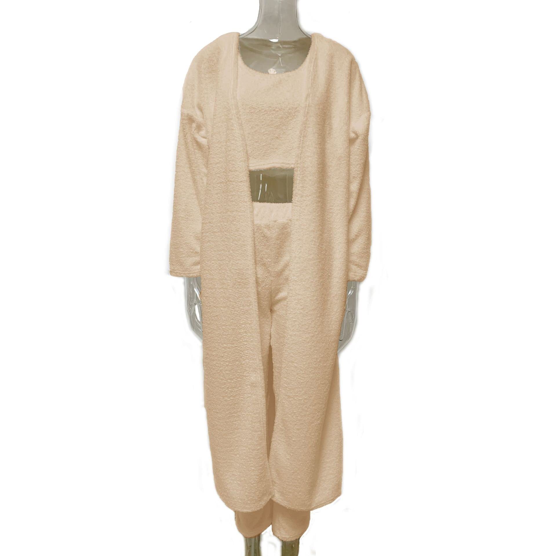Domowy Garnitur Damski, Przytulanka Przytulanka, Dres Przytulanka, Zestaw Damski, Puszysty Dres Do Joggingu, Komplet Rekreacyjny Z Długimi Rękawami, Elegancka Piżama, Kombinezon Rekreacyjny