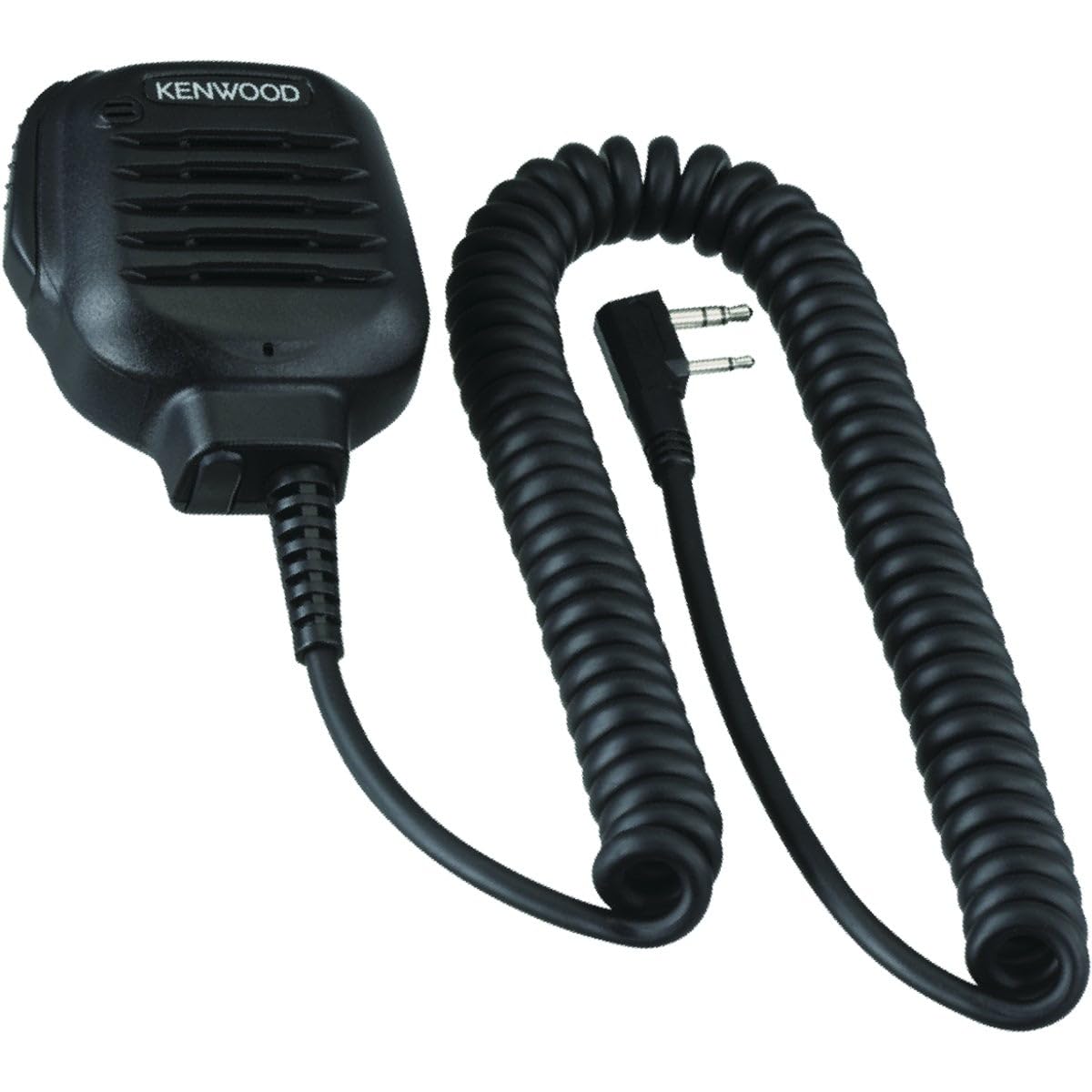 Kenwood Micrófono con altavoz militar con conector para auriculares KMC-45D, negro