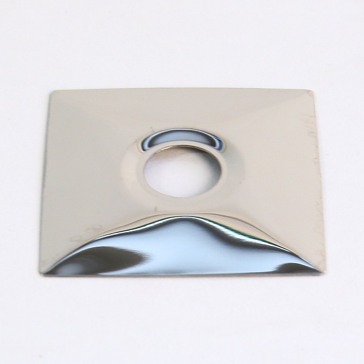 Rosetta Vite Quadrata Per Rubinetti - Acciaio Inox 7.4x7.4cm - Foto 5