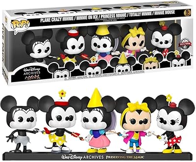 Funko Pop! Disney: Minnie Mouse 5 Pack, Amazon Exclusive