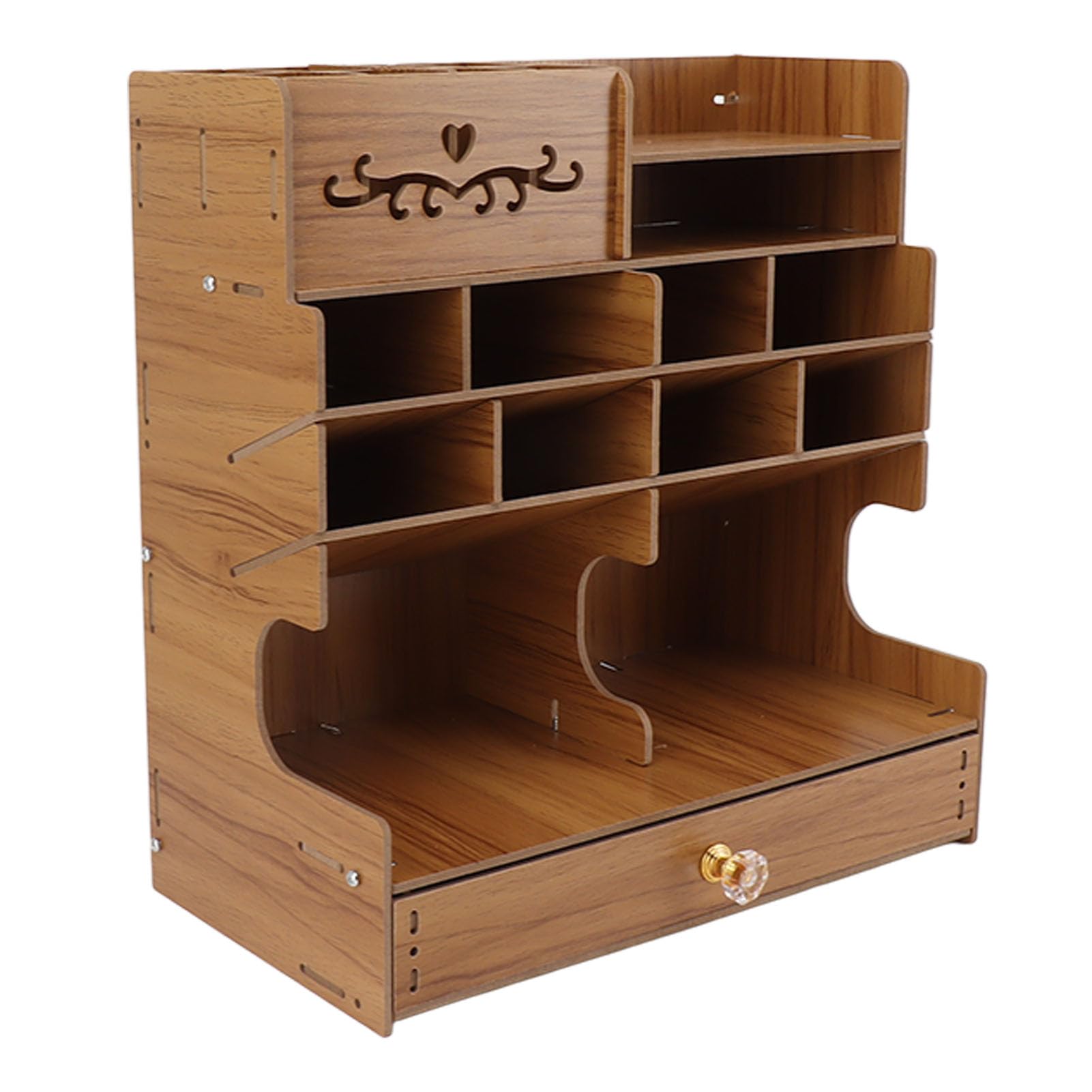 Organisateur de bureau en bois pour ne plus perdre vos outils de dessin et art