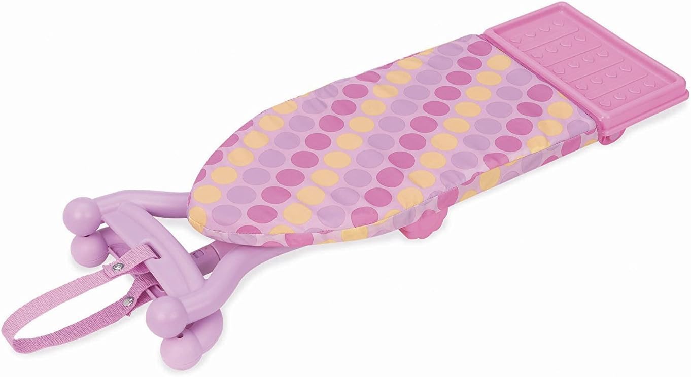 Battat Play Circle Toy Ironing Board folded for storage