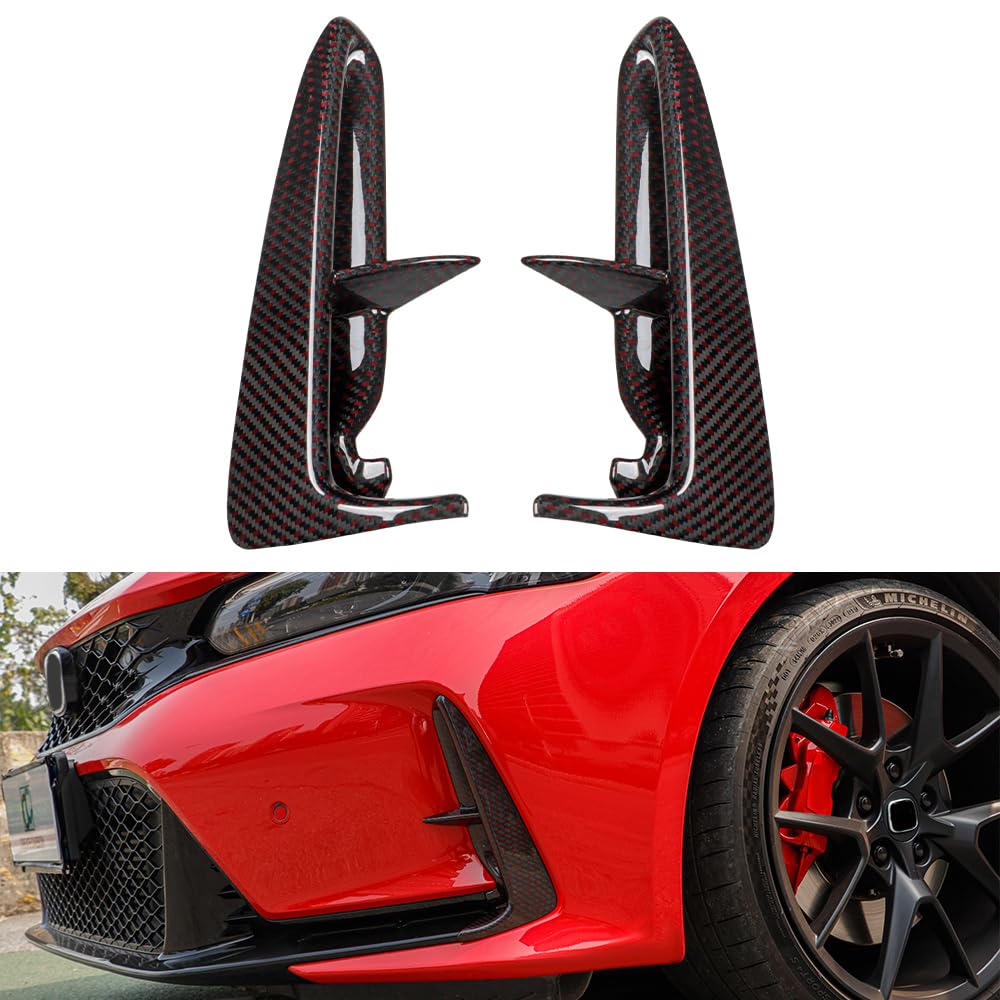 Amazon | JSWAN 2個 レッド ブラック カーボンファイバー カー