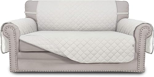 Miniatura 212 de Easy-Going - Funda de sofá reversible para sofá de 3 cojines, funda protectora de muebles para perros y gatos, resistente al agua con tubos de