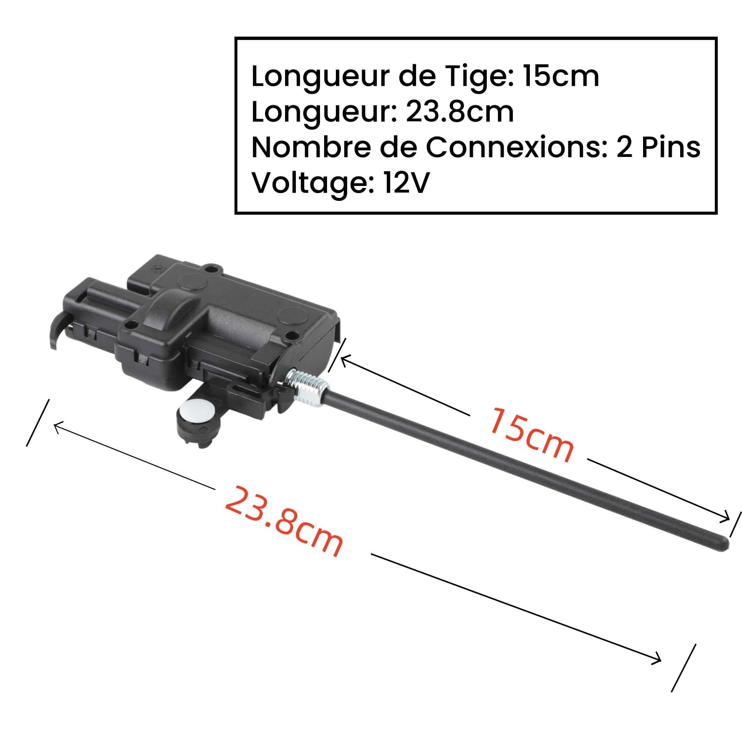 YAOPEI Moteur Actionneur Ouverture Trappe Carburant 788264742R 8200312600 | Trappe a Carburant pour Renault Clio 3 Megane 2 Scenic 3 Grand Modus Captur Fluence Espace Laguna Nissan Qashqai