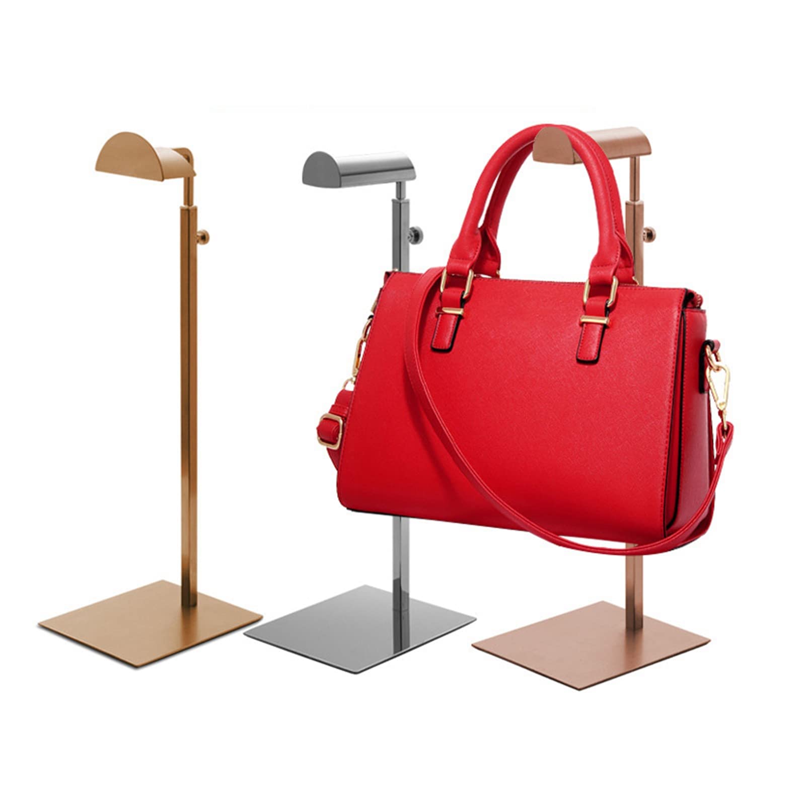 2 Pack Gouden Portemonnees Enkele Haak Handtas Rack