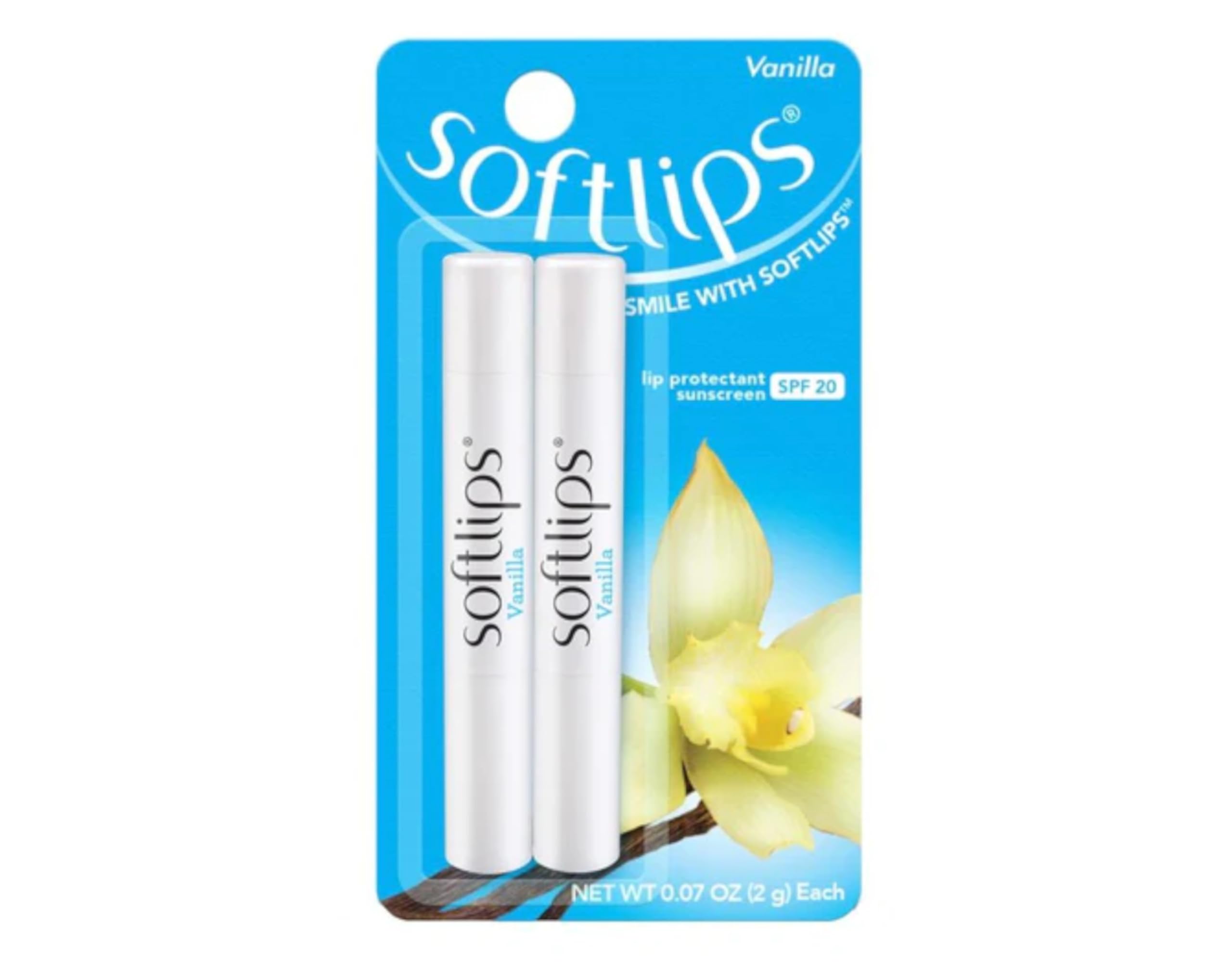 Lip Protectant/Sunscreen SPF 20, Vanilla (2 count)