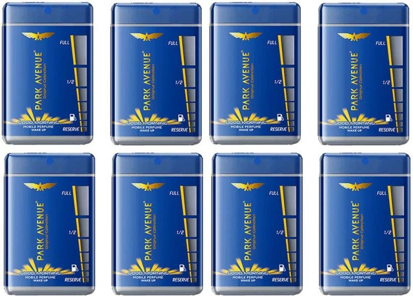 PARK AVENUE Pocket Perfume Good Morning Wake Up With 250 Sprays Body Spray - For Men (144 ml, Pack of 8)-image-2