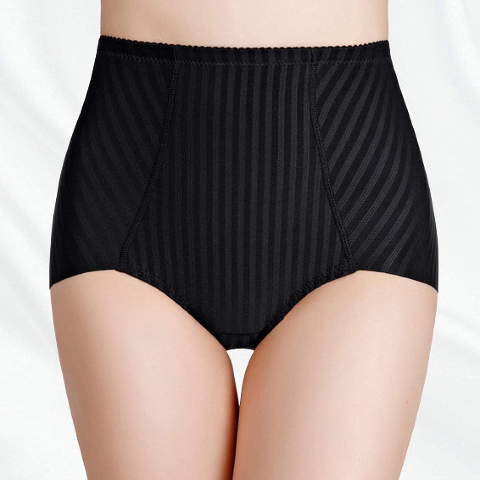 HLTYGWX Short Gainant pour Femme, sous-vêtement de contrôle de la Taille, élastique, Hanche Propre secousse, sous-vêtements sans Couture, Noir-XX