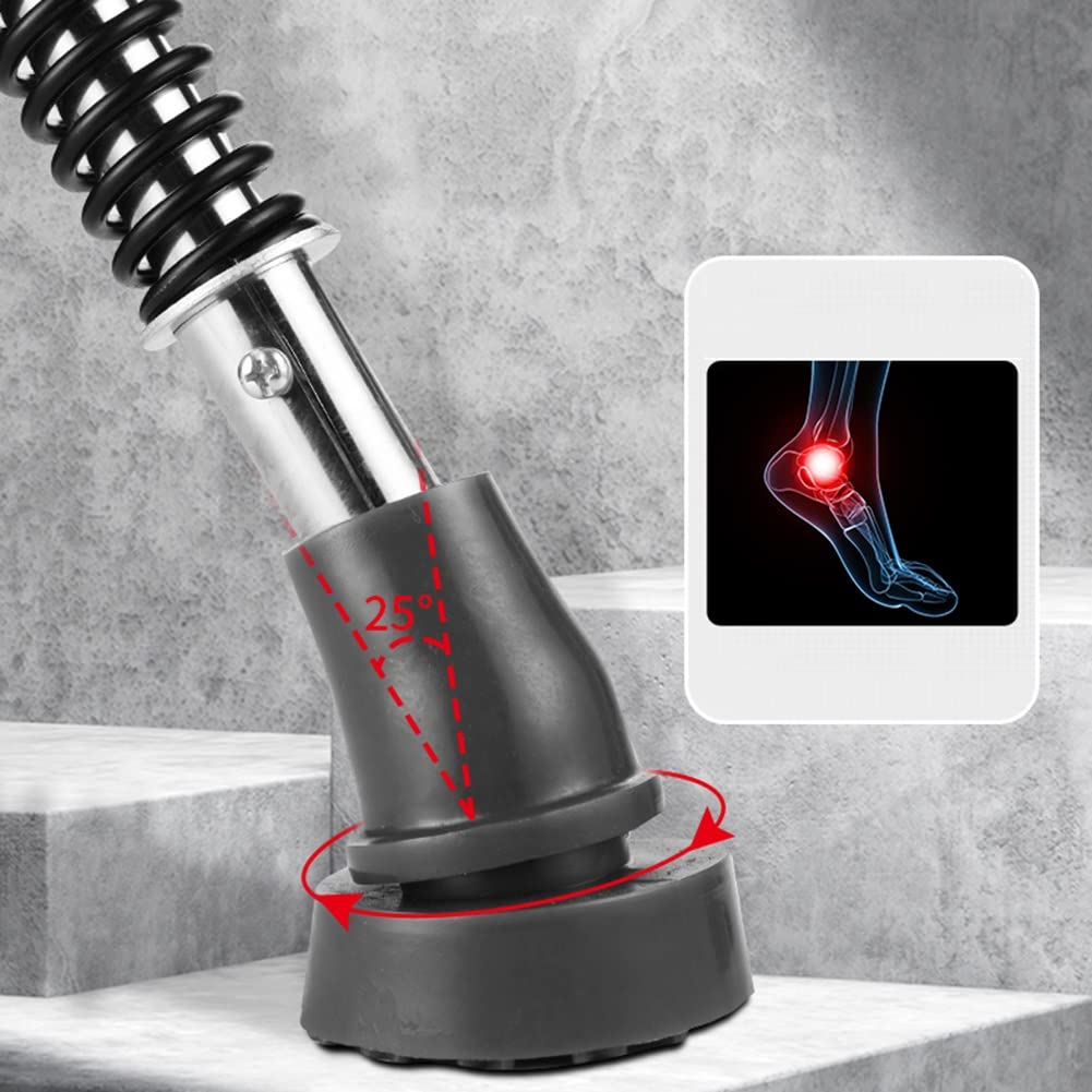 Muletas Médicas para Axilas, Muletas Regulables para Hombre, Muletas Ligeras Antideslizantes para Mujer (Color : Silver, Size : 2COUNTS)