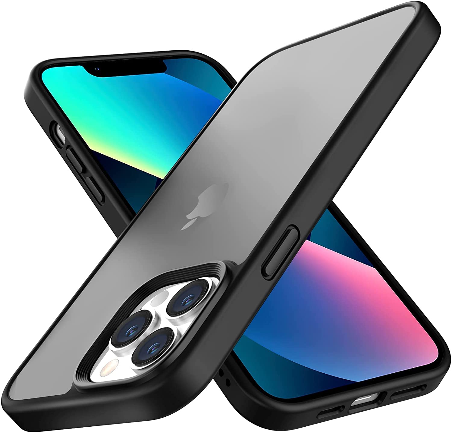 EGOTUDE Polycarbonate Ultra Hybrid Matte Frosted Translucent Back Cover Case For Iphone 13 Pro-Max (Black) (B0B76P3ZT5) Amazon Price History, Amazon Price Tracker