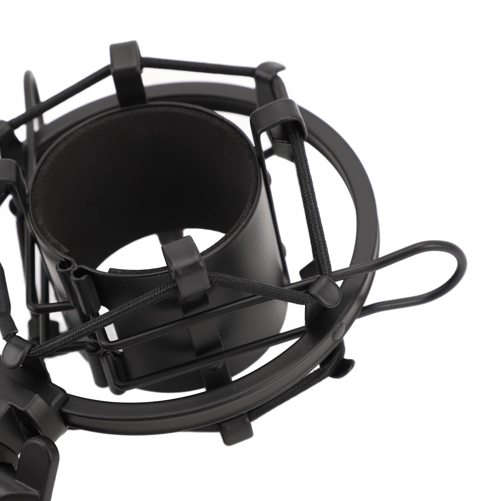 SIXRUN Microphone Shock Mount per Microfoni Rotondi da 45-50mm (BLACK)