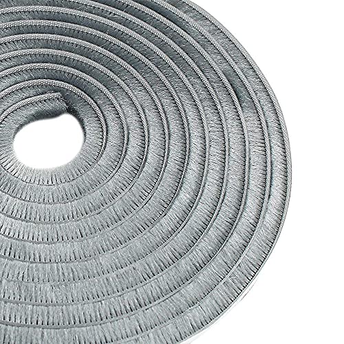 Quystetes Tira de Sellado Autoadhesiva de 33 Pies / 10 M para Puertas de Ventanas InsonorizacióN, una Prueba de Viento, una Prueba de Polvo, 0,35 X 0,2 Pulgadas
