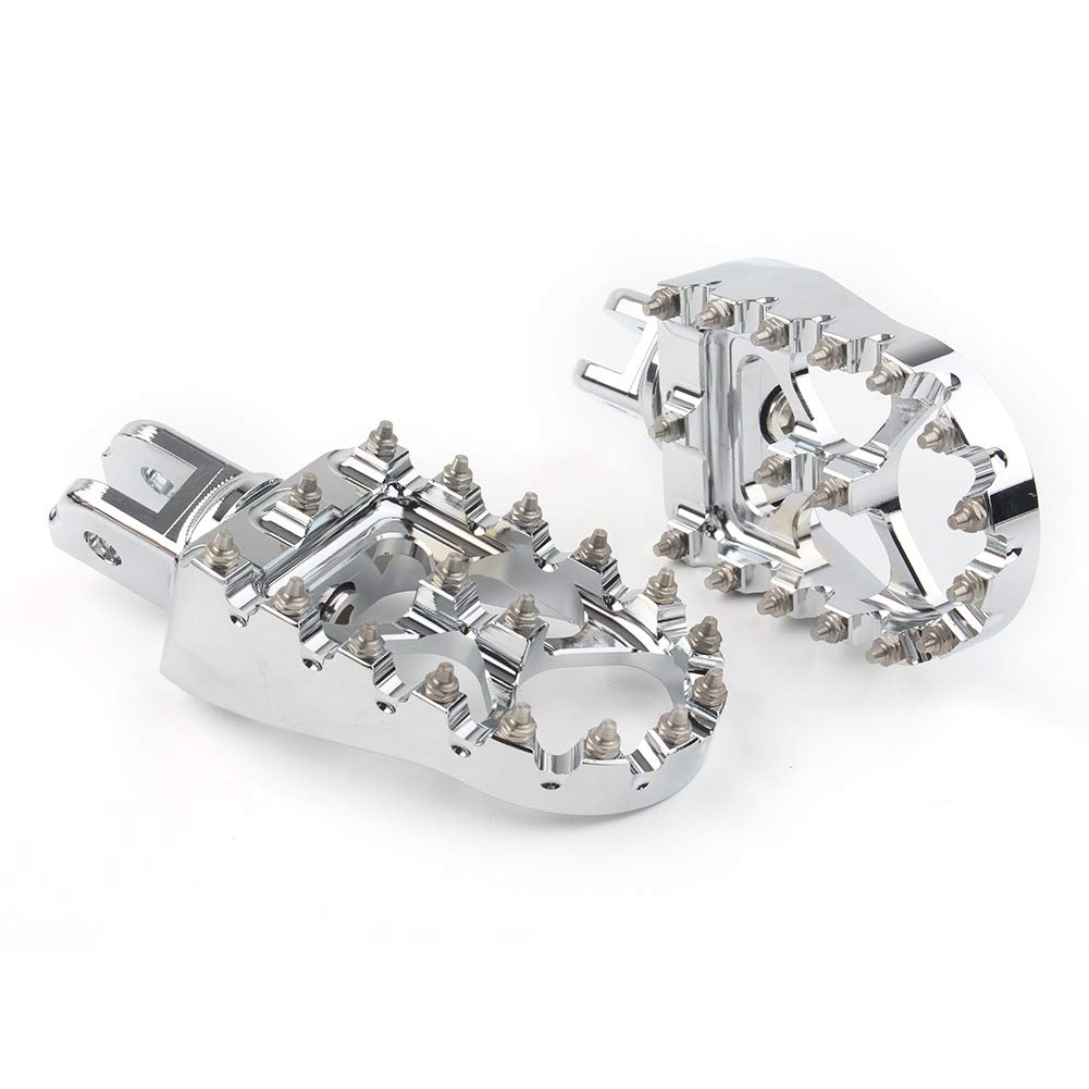 Repose-pieds moto custom chrome brillant pour une esthétique épurée - 6