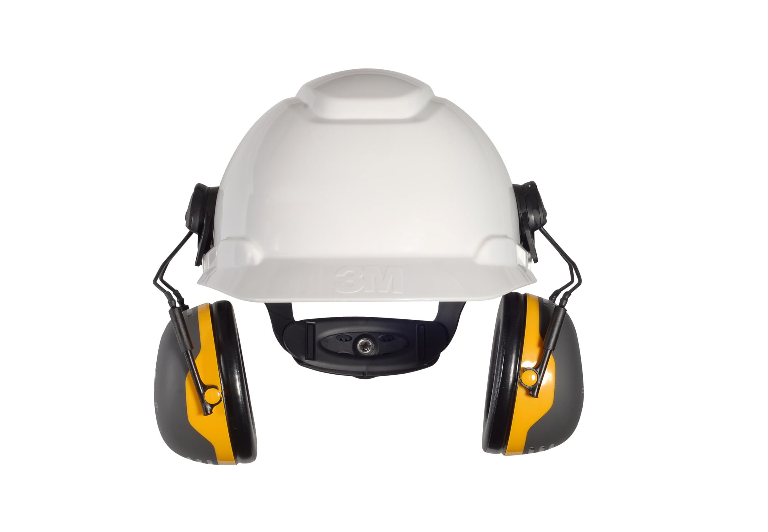 3M PELTOR Orejeras, Amarillo, Montadas en casco, 30 dB, X2P3 | 1 Orejera/Caja