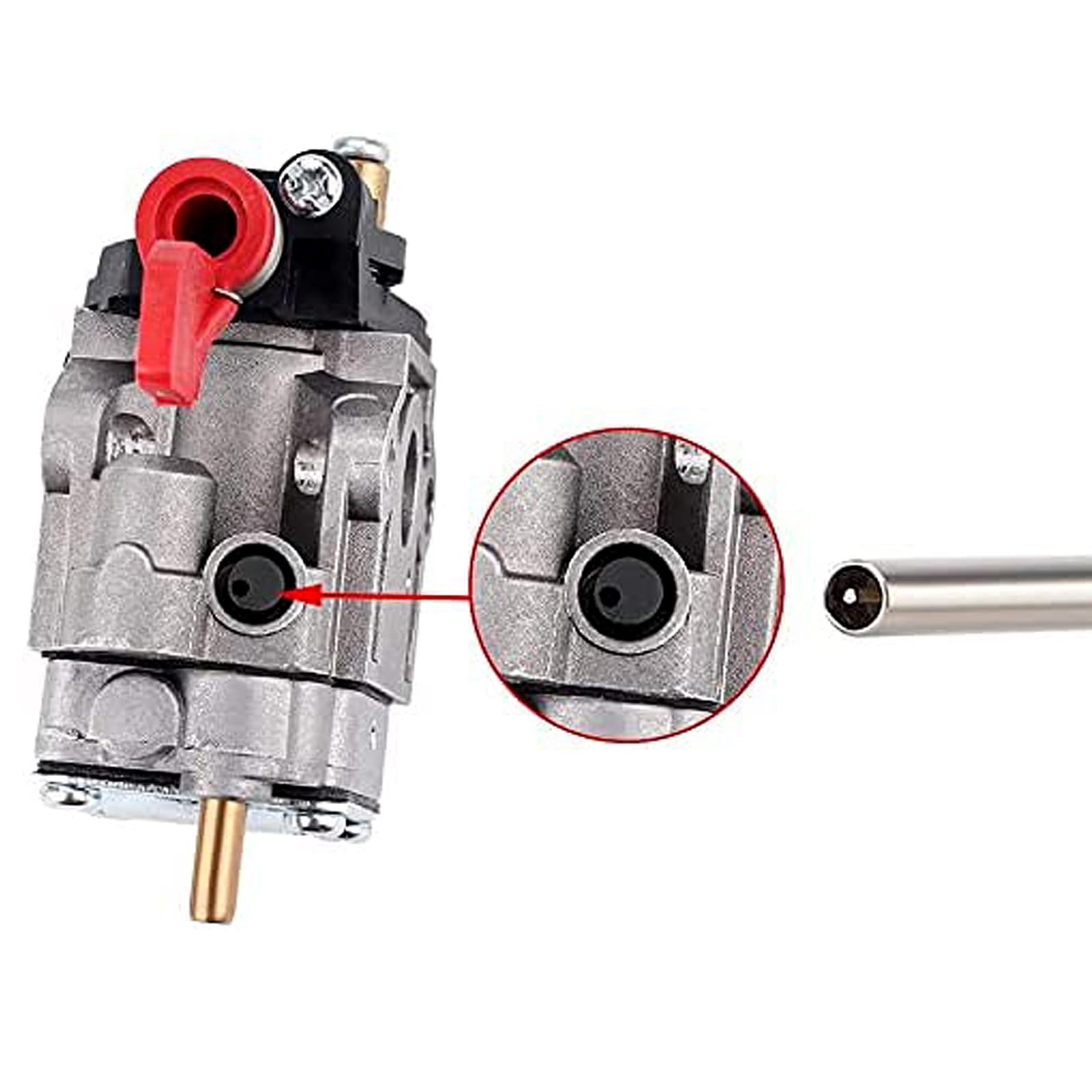 SAVIOR Lot de 12 Tournevis Métal pour Carburateur Petit Moteur 2 Temps Embout Splined Pac Man D Double D
