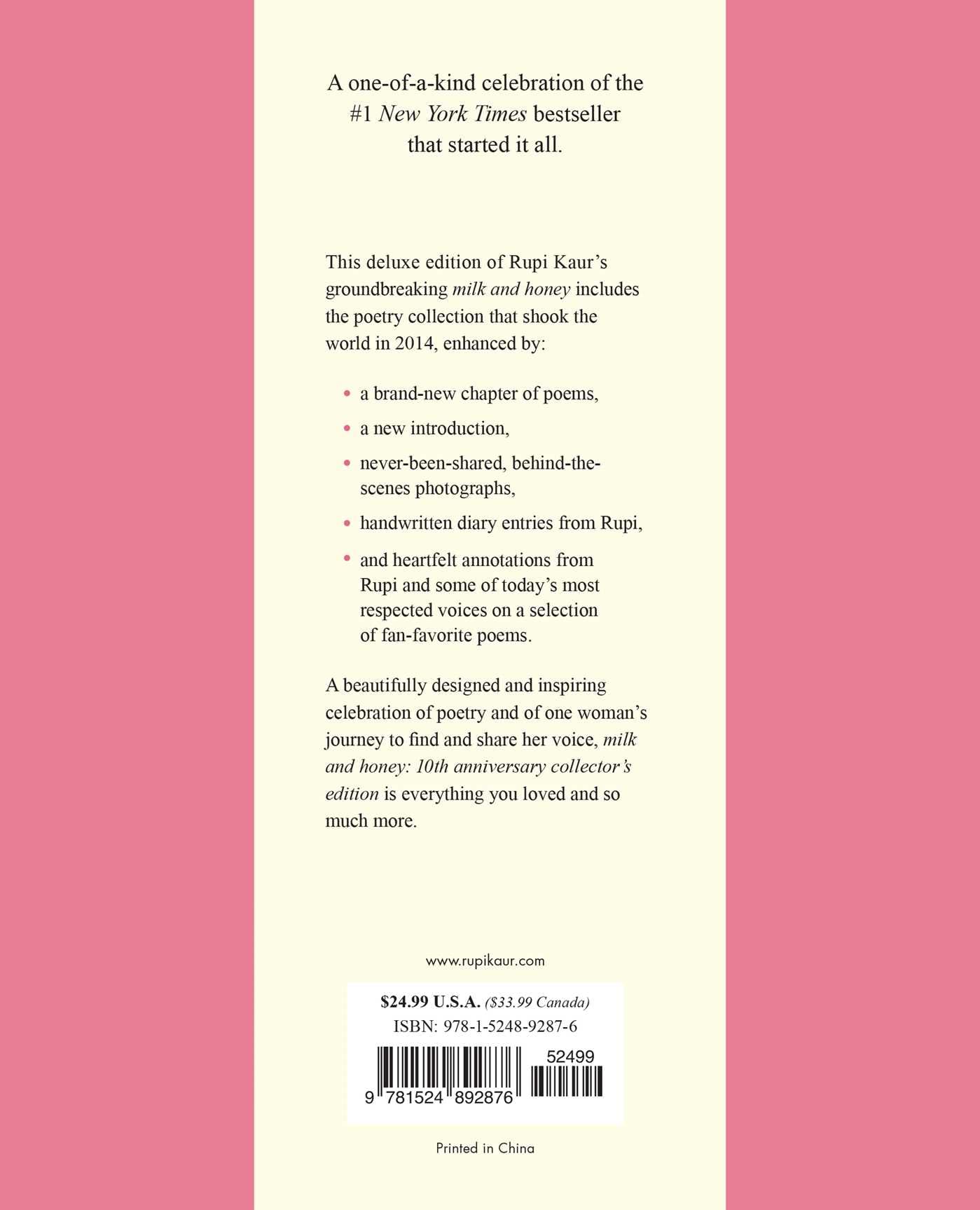 Milk and Honey: 10th Anniversary Collector's Edition
