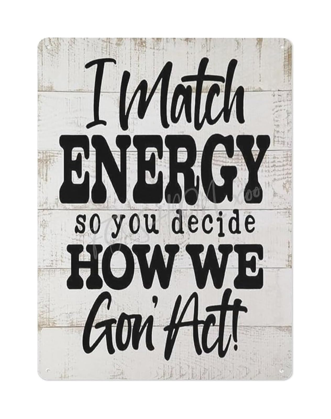 MQXFCZUX Personality Quote Metal Sign I Match Humorous Saying Rustic Tin Wall Decor for Bedroom Office Gaming Room 8 X 12 in