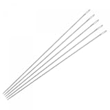uxcell Beading Needles Fine Thin Long Straight Sewing Embroidery Threads Stainless Steel 2.17 Inch 50Pcs