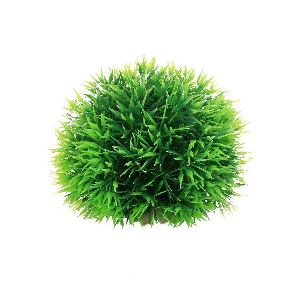 Aquatic Plants Ball Plastic Fish Tank Accessories Simulation Water Grass Ball Creative Realistic Artificial Water Plants for Fish Tank