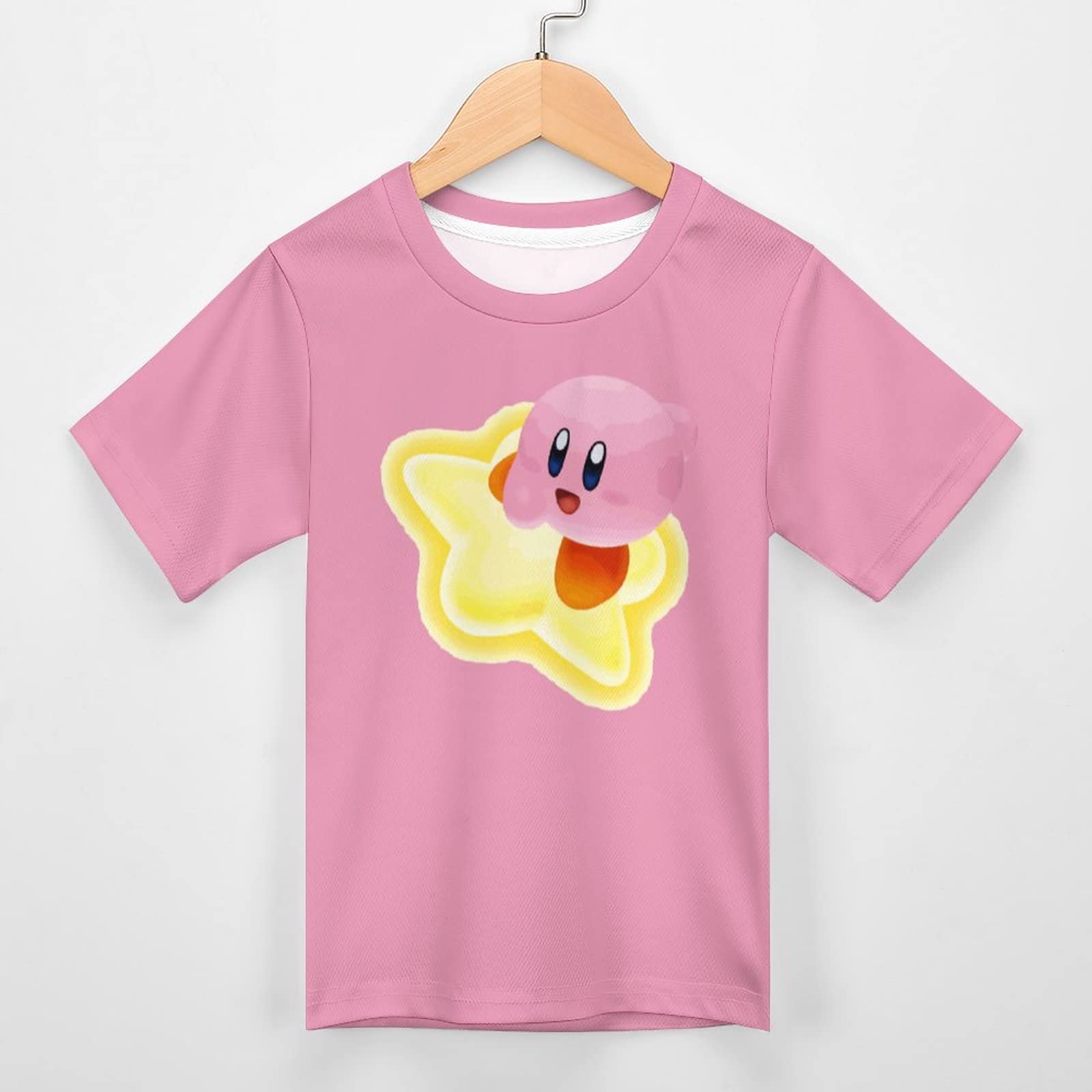 Amazon.co.jp: 子供夏服半袖 快適 シャツ 星のカービィ スポーツ T 