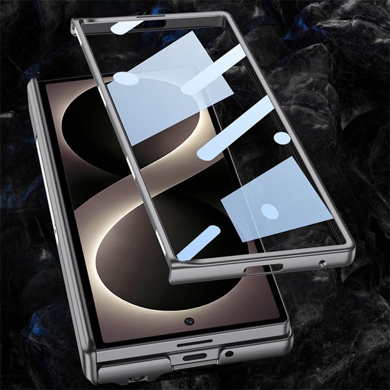 Custodia compatibile con Samsung Galaxy Z Fold 8 Ultra con pennino (blu)