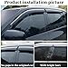 LZGBMNB 4 Pcs Wind Deflectors for Chery 7/7 Plus/Tiggo 7 Pro MK2 2020-2022 2023 2024, Car Window Wind Deflector Visor Rain Smoke Guards Stick-On Car Accessories