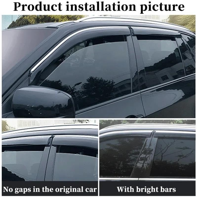 Déflecteurs De Vent Pluie D'Air Pour Grand Cherokee 4 IV 2011