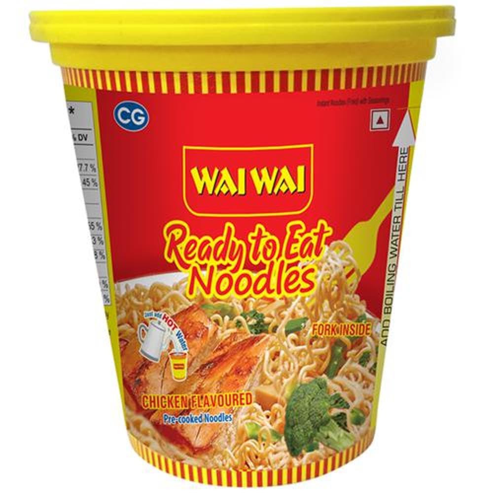 Wai Wai Ready To Eat Chicken Flavour Instant Cup Noodles, 75g (B0CJY3M8XR) Amazon Price History, Amazon Price Tracker