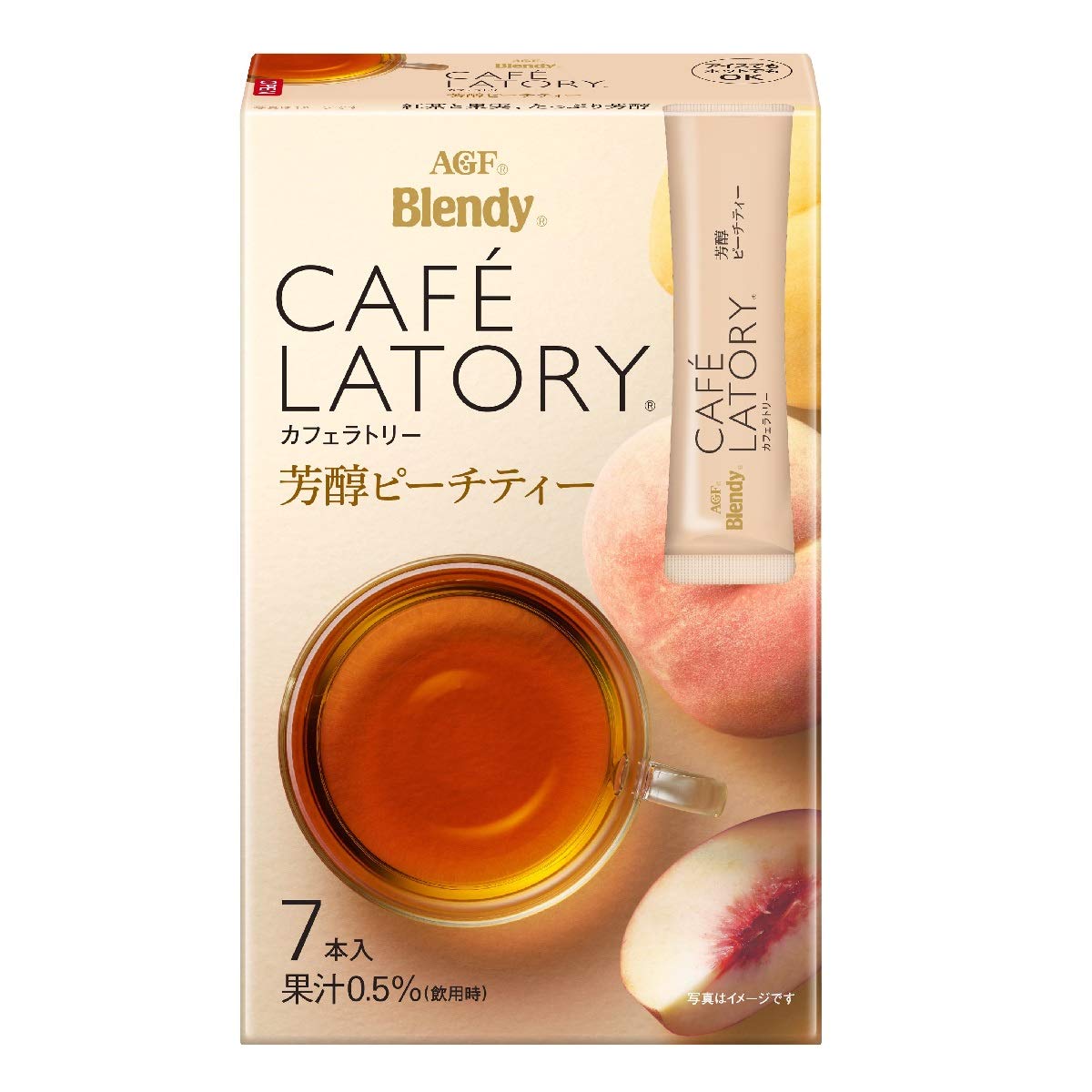 AGFBlendy Kafera Tree Stick Mellow Peach Tea Seven × 6 Boxes