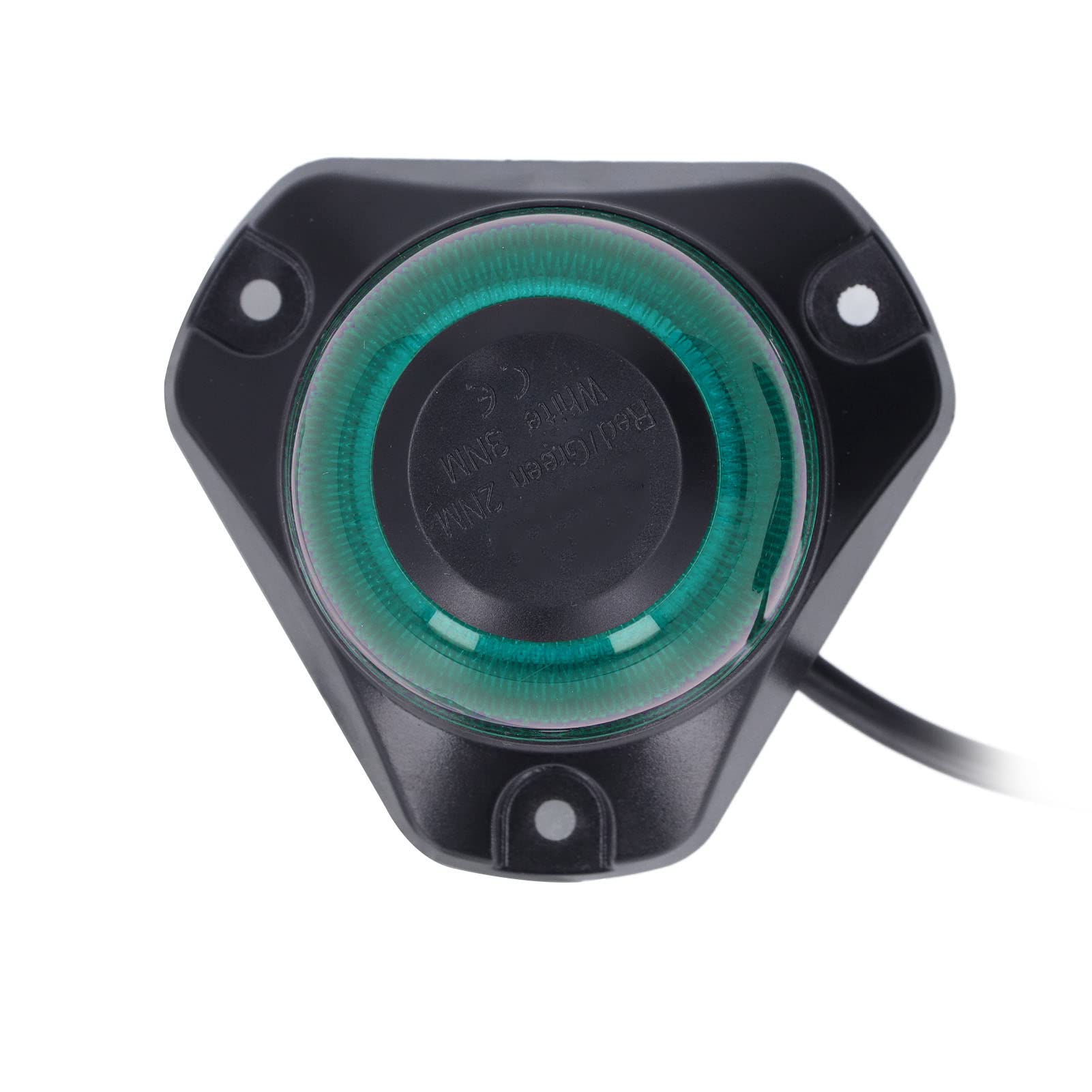 Luce di navigazione a LED per barche, luce di poppa marina, luce di navigazione pieghevole impermeabile IP67 antiabbagliamento con consumo di energia basso di 3 W per yacht da (Verde 2NM 101LM)