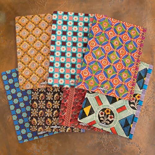 Idée cadeau journal eeBoo Saxton's Pattern couverture rigide dorée