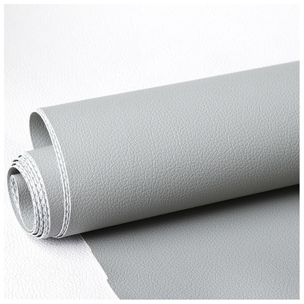 Cuir écologique pour meubles et canapés de salon couleur beige gris - 8