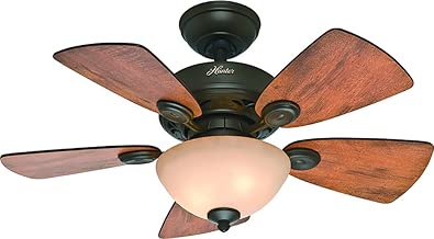Hunter Fan Company Hunter 52090 Transitional 34``Ceiling Fan from Watson Collection Dark Finish, inch, New Bronze - coolthings.us