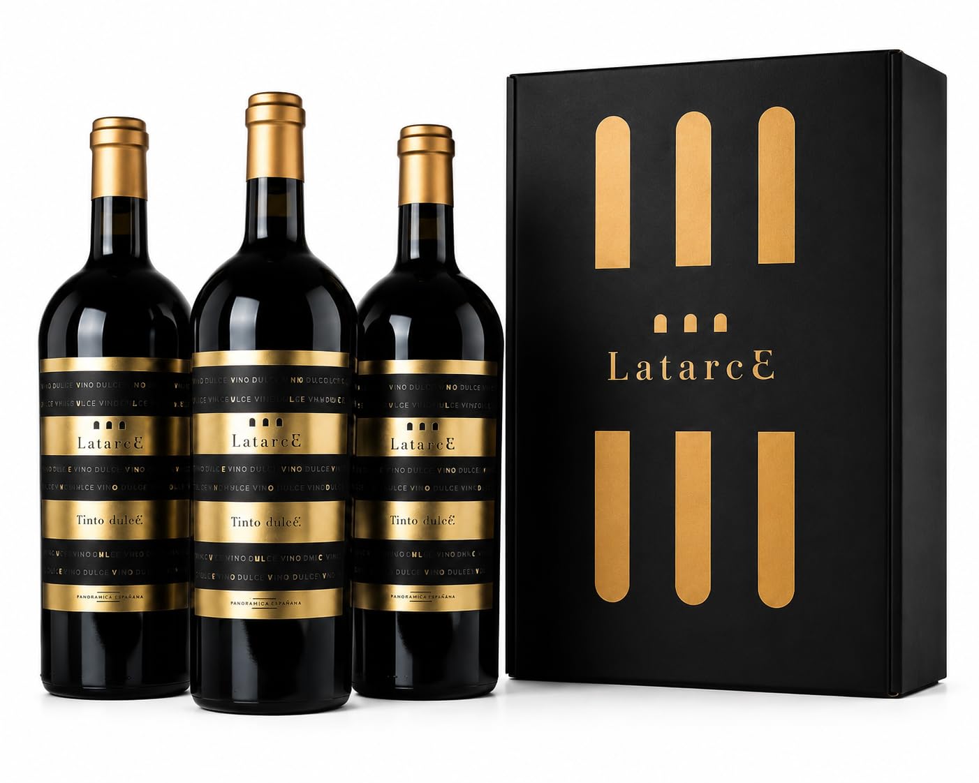 Latarce | Lieblicher Rotwein 100% Tempranillo | D.O. Toro | Überreife Trauben + Eichenreifung | Weinset 3 Flaschen à 75cl | 15% vol.