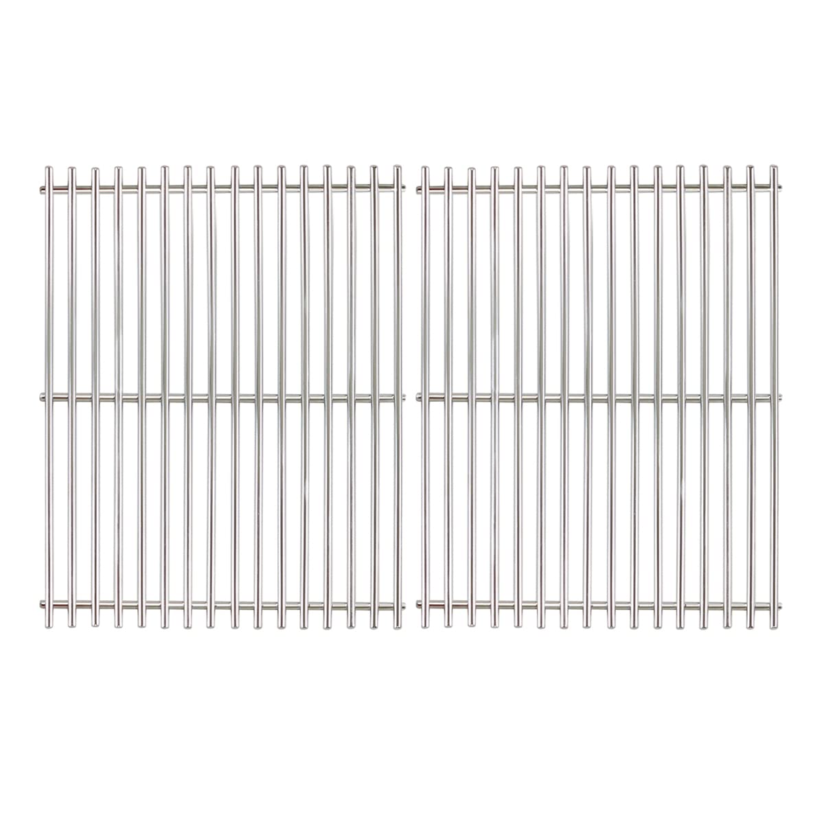 44,5cm Edelstahl Grillrost für Weber Spirit I & II 300 zubehör, Spirit E310, E320, E330, S310, S320, S330, SP320 Gasgrills (mit vorderen Bedienknöpfen), Rost ersatzteile Für Weber 7639 7638 7525