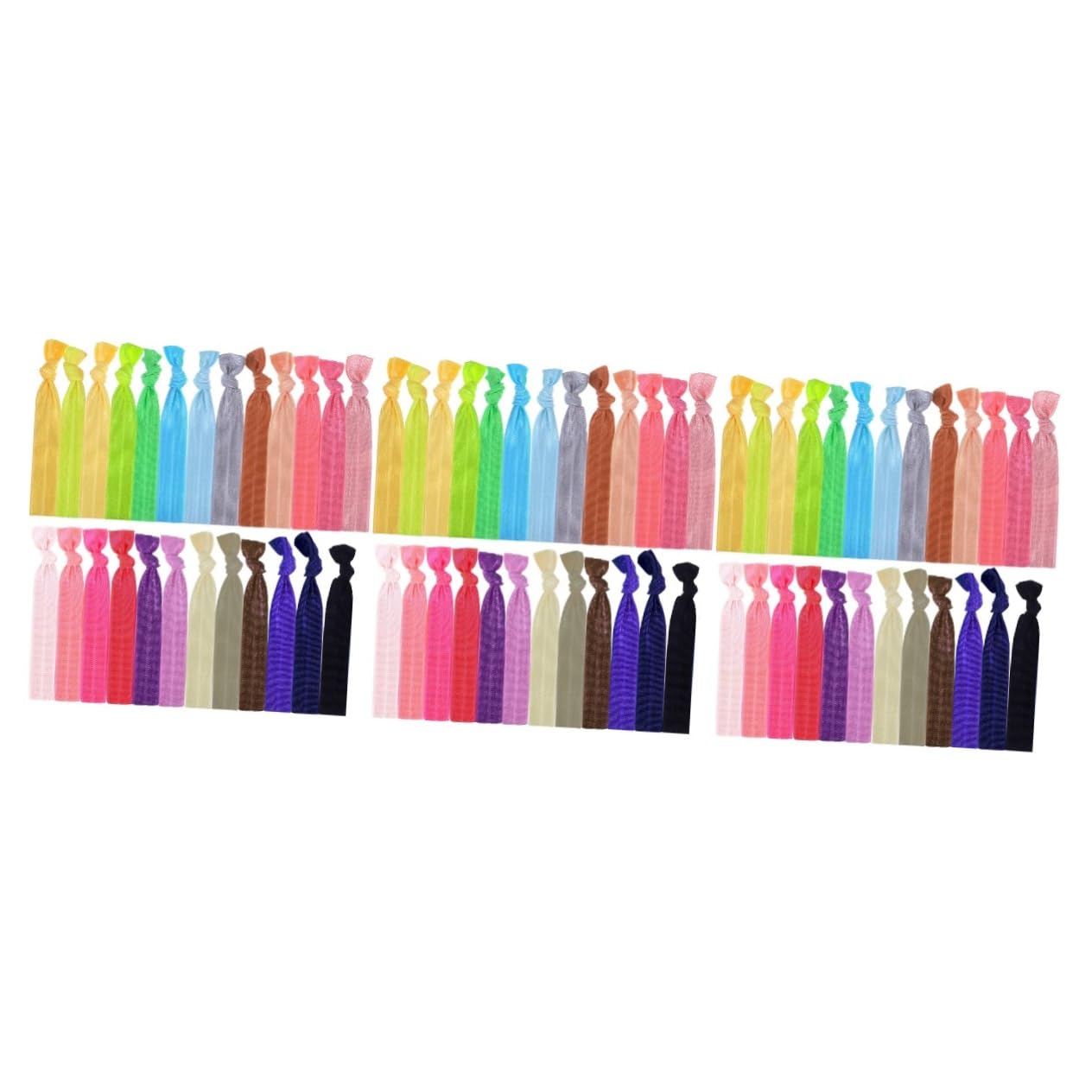 FRCOLOR 300piezas Coleteros Elásticos De Para Mujer y Niñas Accesorios De Pelo Bandas De Goma Para Coletas Aleatorios