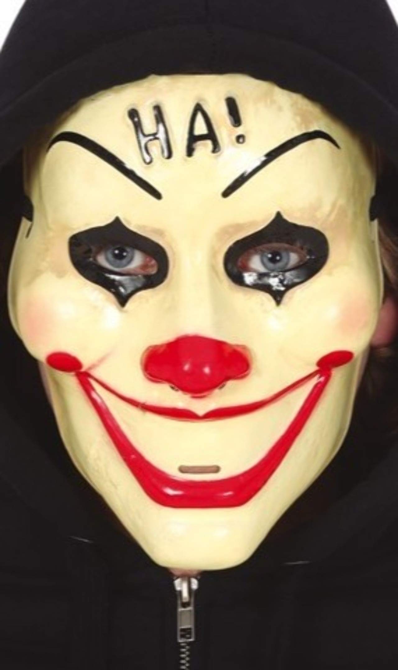 FIESTAS GUIRCA Mask pagliaccio HA! in PVC