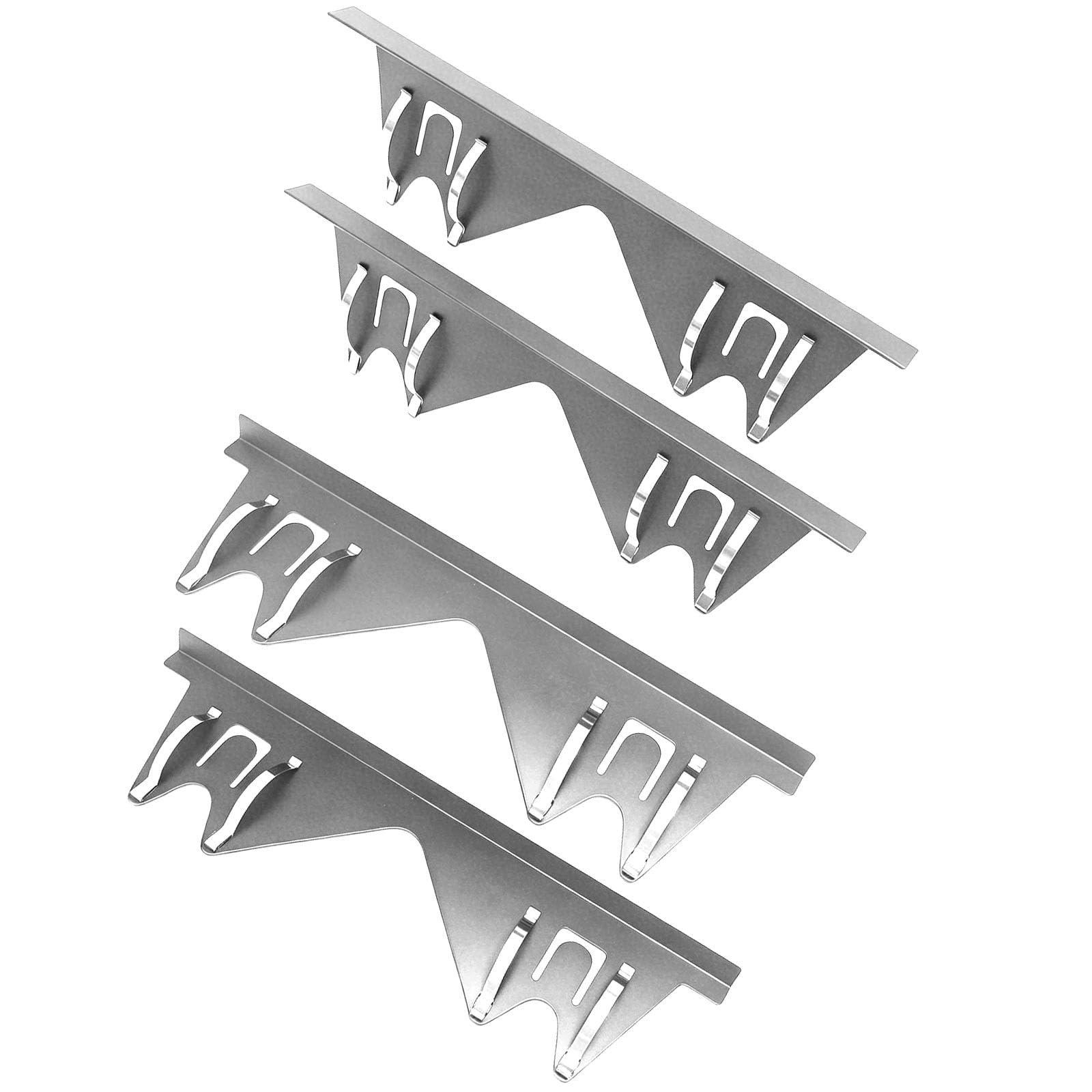 Oxxggkao Flexible Spring Stove Side Gaps Covers Set Stainless Steel Texture Suitable for Kitchen Countertops Easy Maintenance Easy Clean Stove Spacer