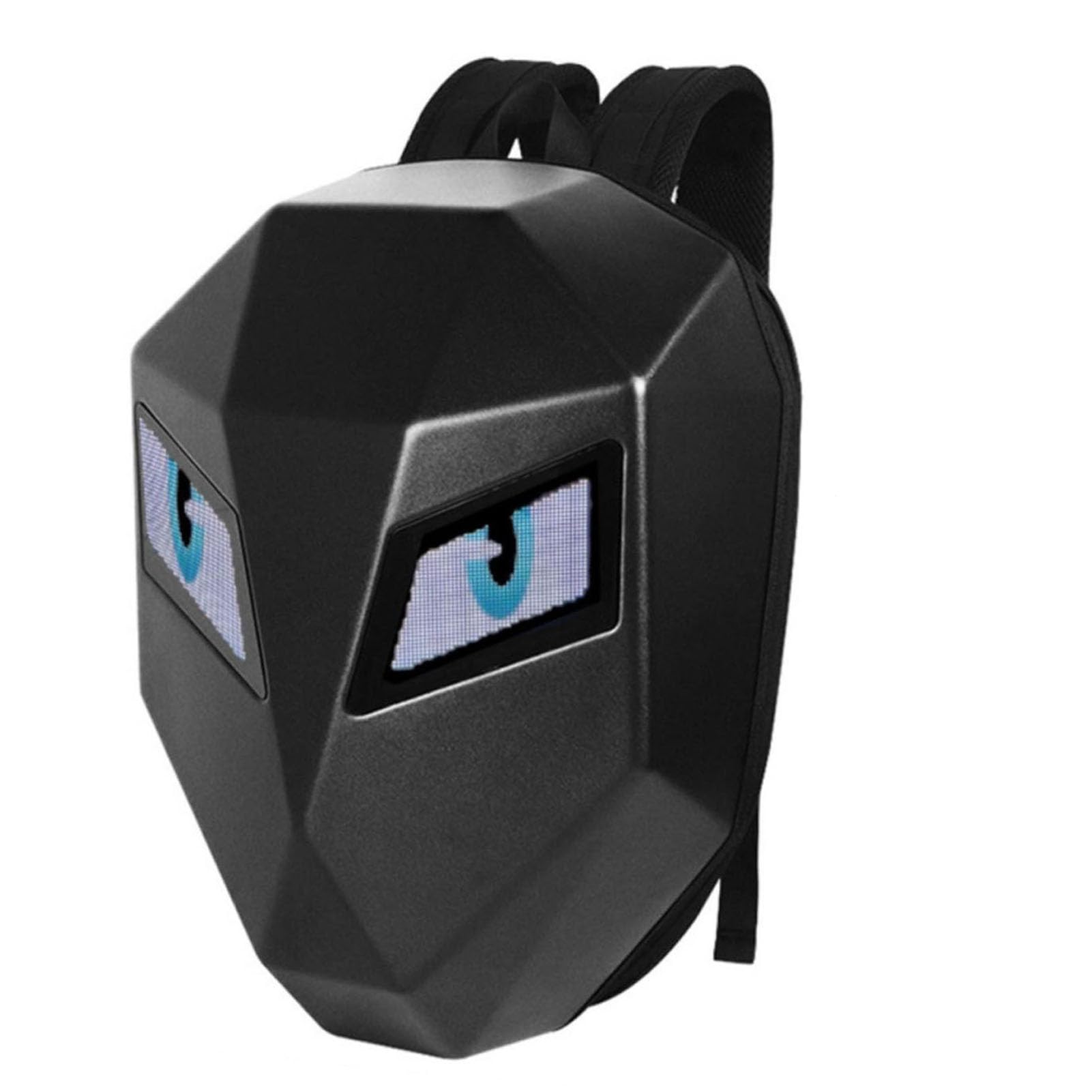 Fafeicy LED Smart Backpack Waterproof USB Powered with Programmable Display Hard Shell 44x34x18 cm