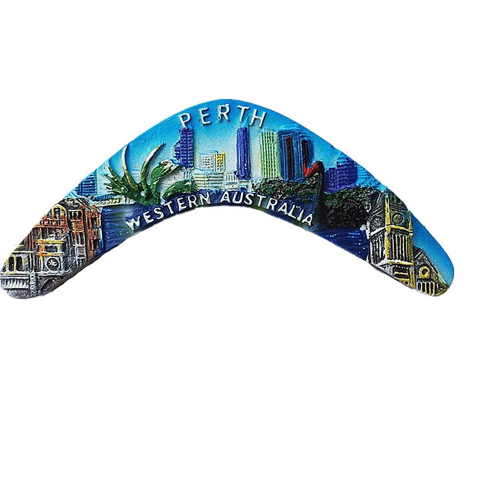 Muyu Magnet Perth Australia Magnet Perth Australia Fridge Magnet Travel Souvenir Gift Home & Kitchen Decoration Magnetic Sticker Australia Refrigerator Magnet Collection