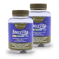 EnergVita Homem +50 (Multivitamínico com Boro, Licopeno, Triptofano e Trans-resveratrol) (2 und. 120 cápsulas)