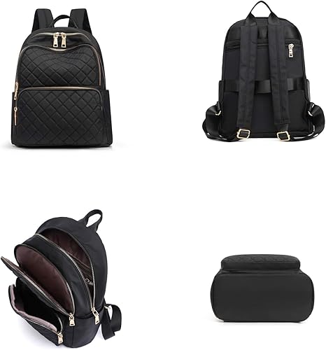 Miniatura 3 de Mochila pequeña para mujer mini mochila para mujer mochila de nailon para mujer casual ligera mochila Pulsera Black Plus