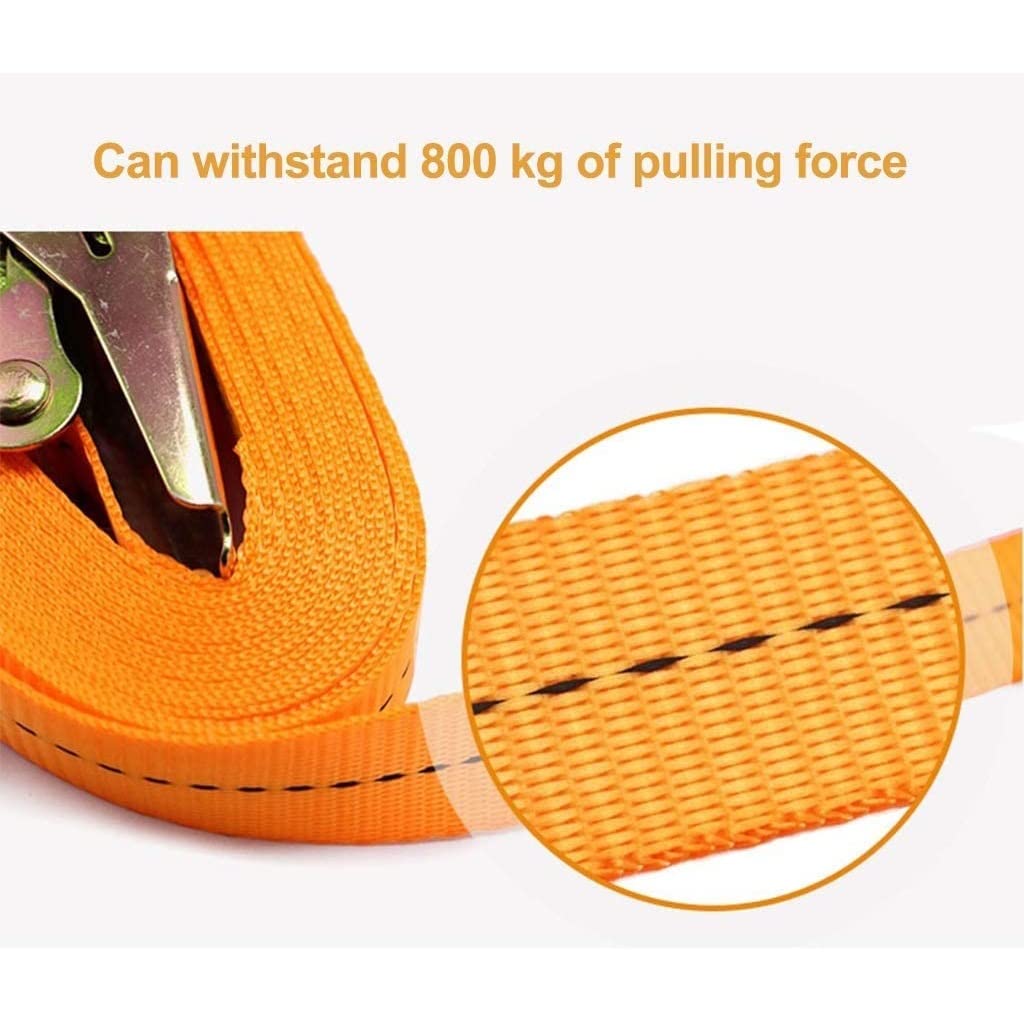 Cinghie a cricchetto per impieghi gravosi, cinghie di ancoraggio a cricchetto 1 IN Wide Pull 800kg 4 set Cinghie di tensionamento resistenti all'usura Cinghie di ancoraggio per trasporto in bundle d