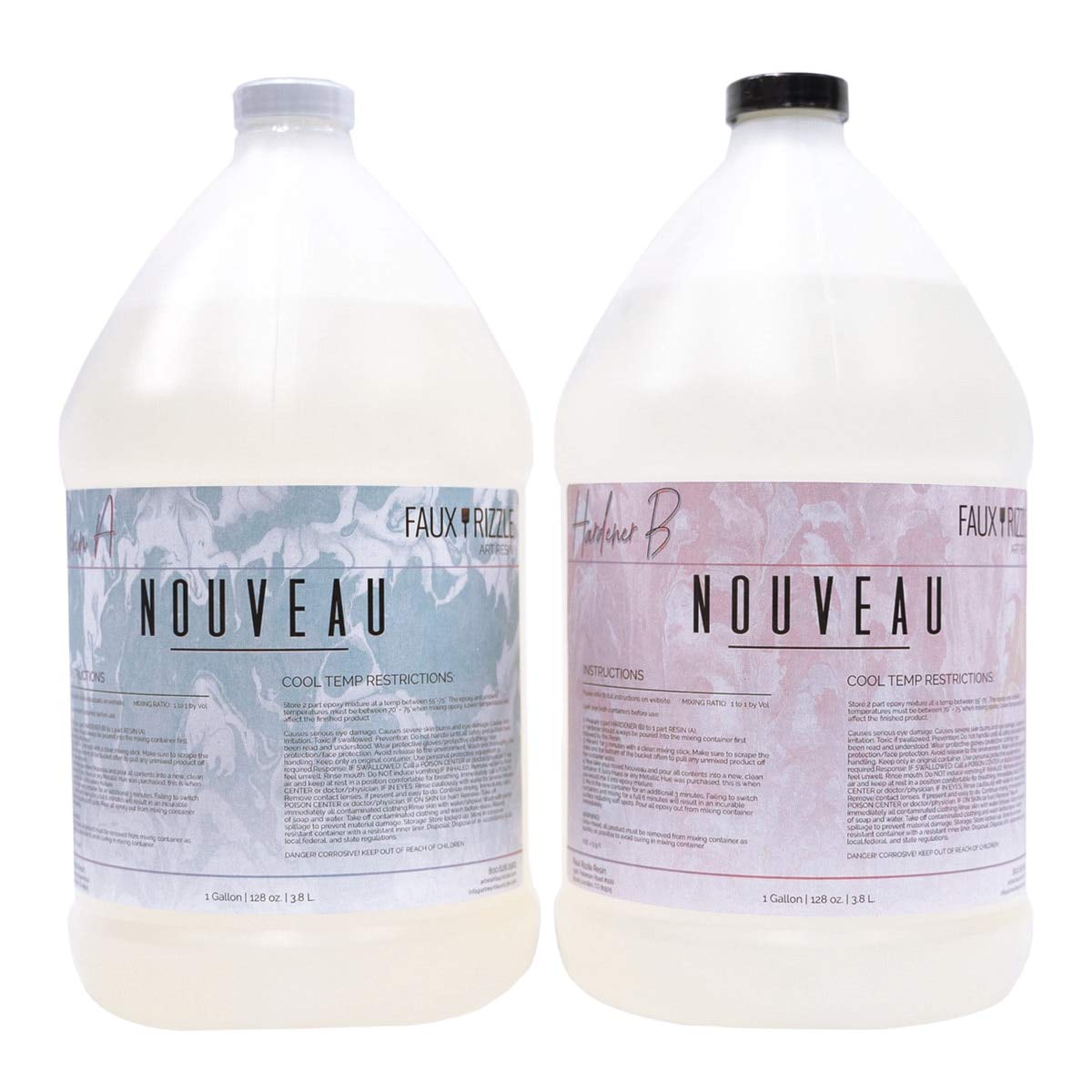 Buy Epoxy Resin Art Resin Faux Rizzle Nouveau 1 Gallon Kit 30