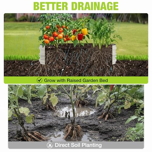 50% Off WORKPRO Galvanized Raised Garden Bed 4x2ft - Image 7