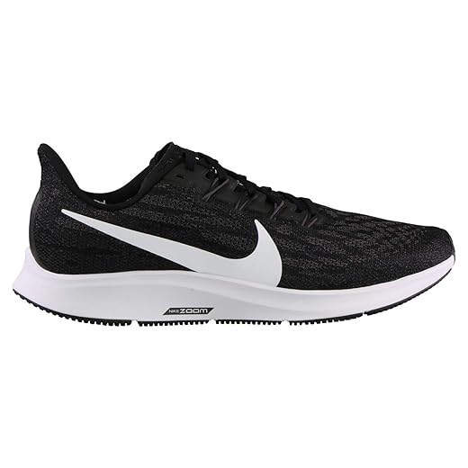 Nike Men's Air Zoom Pegasus 36 Running Shoes (Black/White-Thunder Grey, 11)