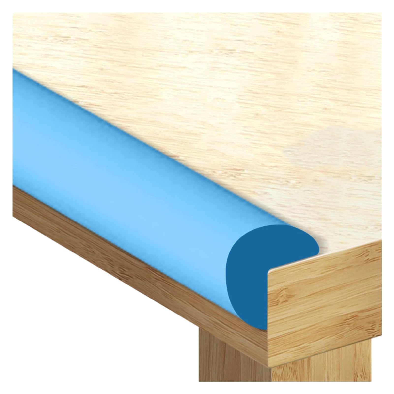 Furniture Edge corner protector, Corner Edge Bumper Guard Foam Pretaped Cushion Multicolor Sharp Edges Furniture(Blue,5pcs)