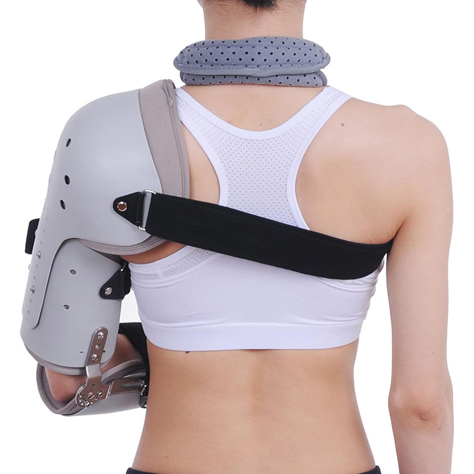 Cabestrillo Ajustable para Brazo, Inmovilizador De Codo con Articulación De Hombro Y Rango De Movimiento, para Estabilizador De Codo Postoperatorio.,Left